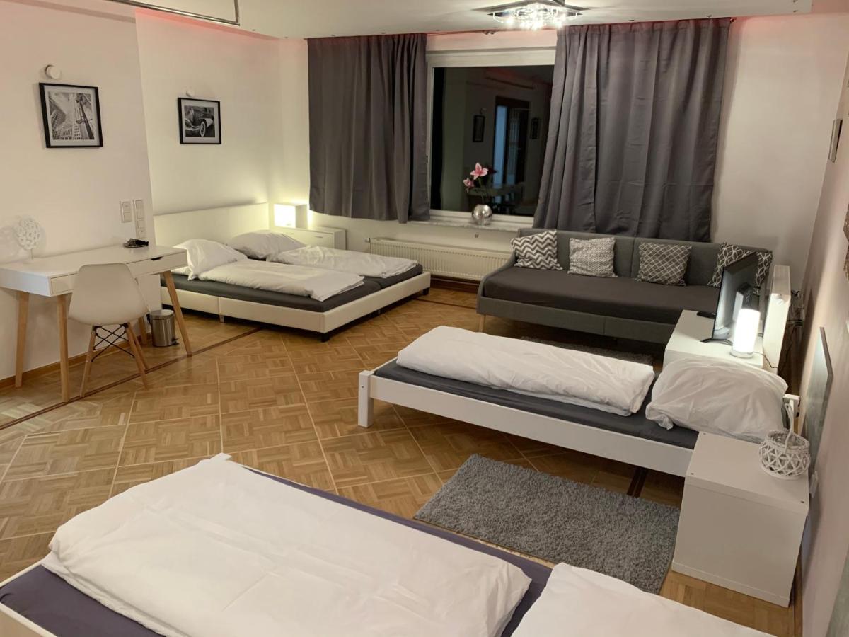 Aschaffapartment 4 Schlafzimmer Bis 10 Personen Bei Aschaffenburg Mainaschaff Bagian luar foto